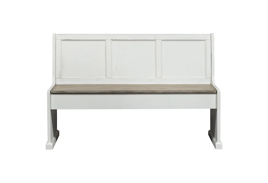 Magnolia Manor 56" Nook Bench by Liberty Furniture at Esprit Decor Home Furnishings